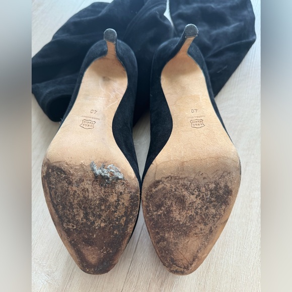 Alexa Wagner Over The Knee OTK Suede Boots Size 40 - Picture 3 of 3